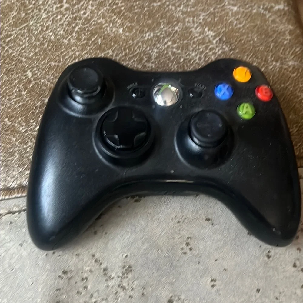 360 Console with Black , white controllers and with all the cables included